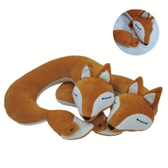 Cartoon Fox Neck Pillow for Travel