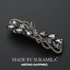 Colorful Crystal Hair Clip Retro Barrette Hairpin Hair Accessories