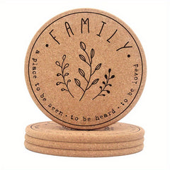 4pcs Cork Trivets for Instant Pot & Hot Pans Round Kitchen Protection