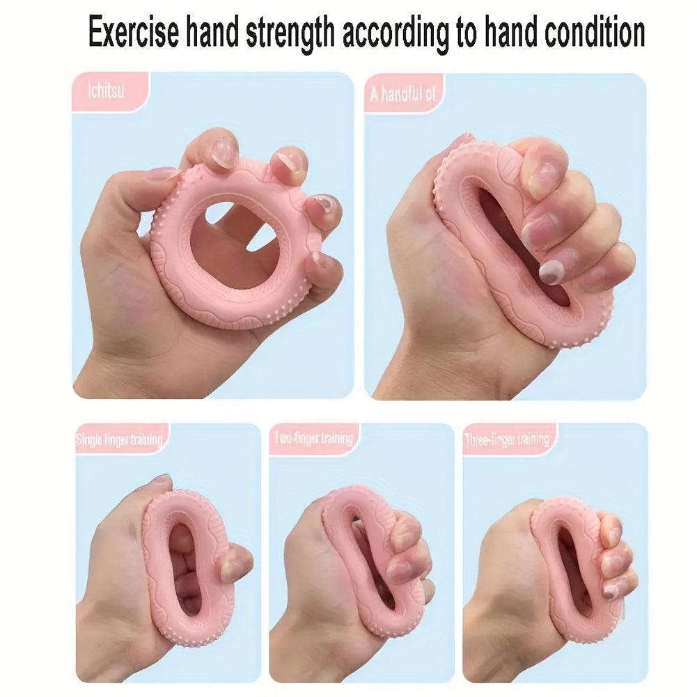 Silicone Grip Ring 4-27KG Hand Muscle Exercise Finger Strength Training