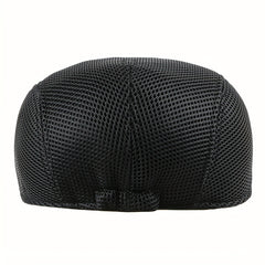 Men's Breathable Mesh Newsboy Cap for Driving