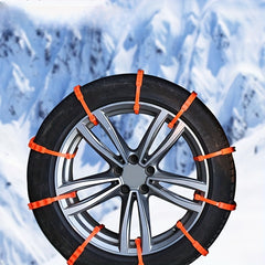 10pcs Car Snow Anti-skid Chains SUV Adjustable Tire Straps