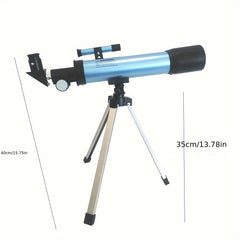 Astronomy Telescope with Adjustable Tripod for Stargazing