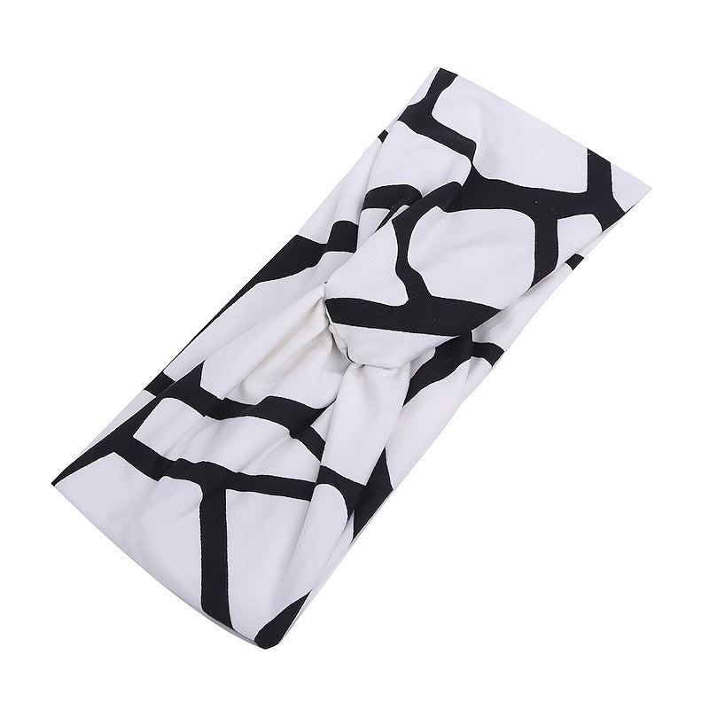 3pcs Boho Hair Bands Animal Pattern Sweatband for Women