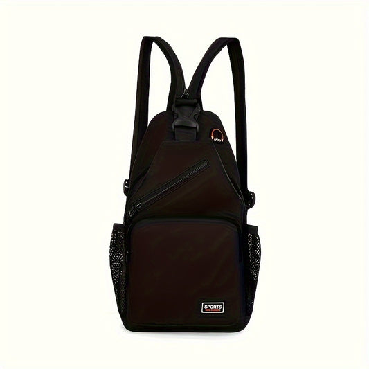 Nylon Cross Body Bag Casual Shoulder Bag Zipper Strap Outdoor Work Travel