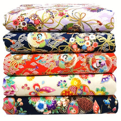 Japanese Style Fabric Squares Printed Cotton Wrapping Cloth Quilting Fabric Bund