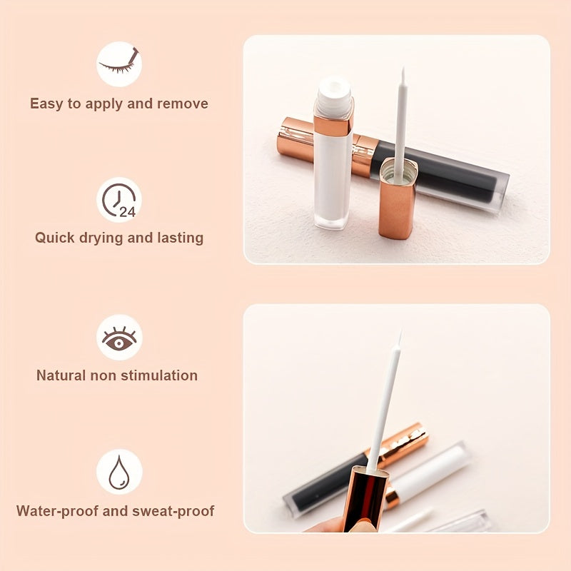 Waterproof Eyelash Glue 8ml Professional Strong Hold DIY Glue Hypoallergenic