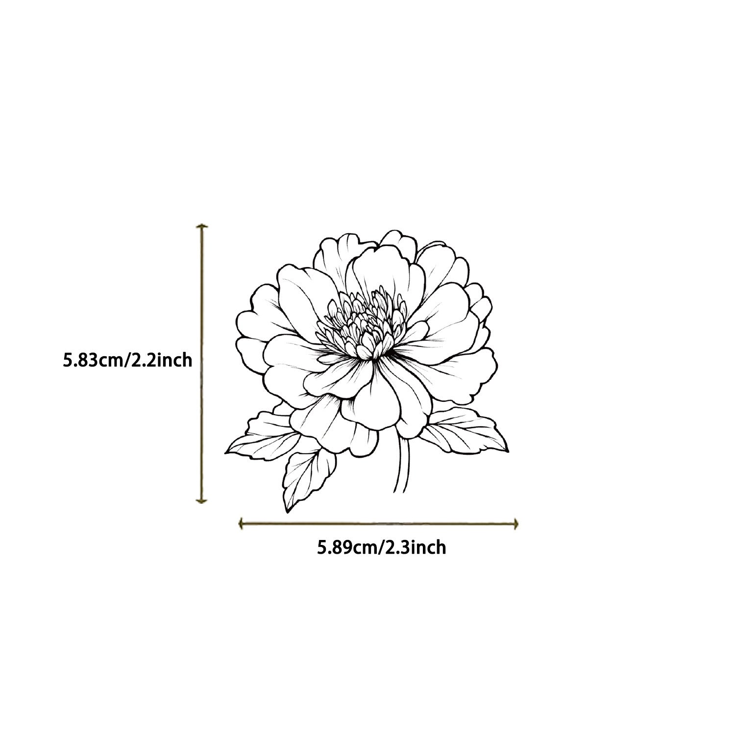 50pcs Botanical Floral Transparent Stickers Self Adhesive Plant Decals