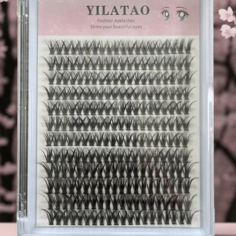 240 Clusters 30D False Eyelashes DIY Extensions D Curl Long Lashes Faux Mink