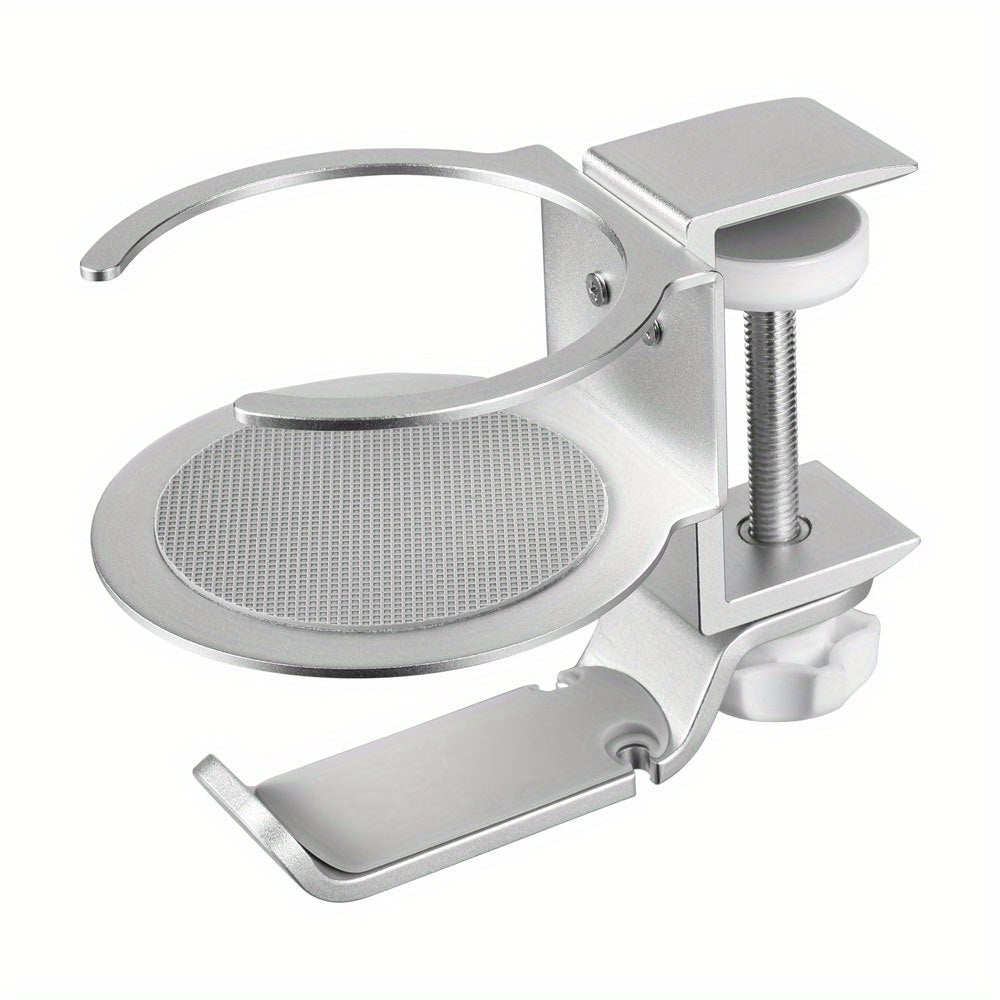 Sleek Headphone Hanger Stand & Drink Cup Holder