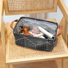 Fabric Storage Box & Organizer Foldable Collapsible Clothes & Cosmetics