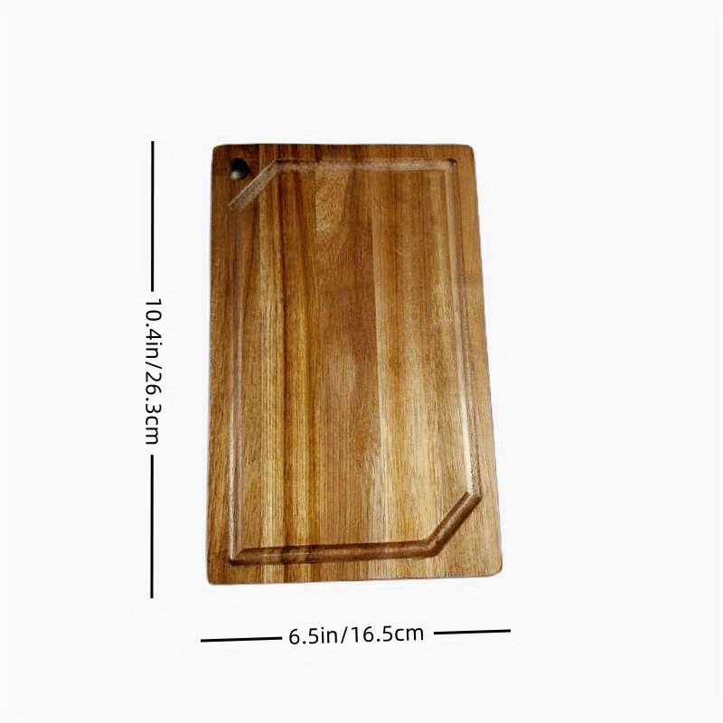 Wood Cutting Board With Juice Groove Chopping Board For Kitchen Meat Cheese