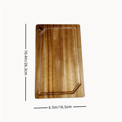 Wood Cutting Board With Juice Groove Chopping Board For Kitchen Meat Cheese