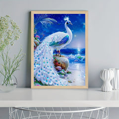 5D Peacock Diamond Painting Kit for Adults DIY Full Drill Craft