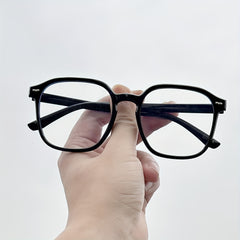 Men's Trendy Transparent Large Frame Glasses