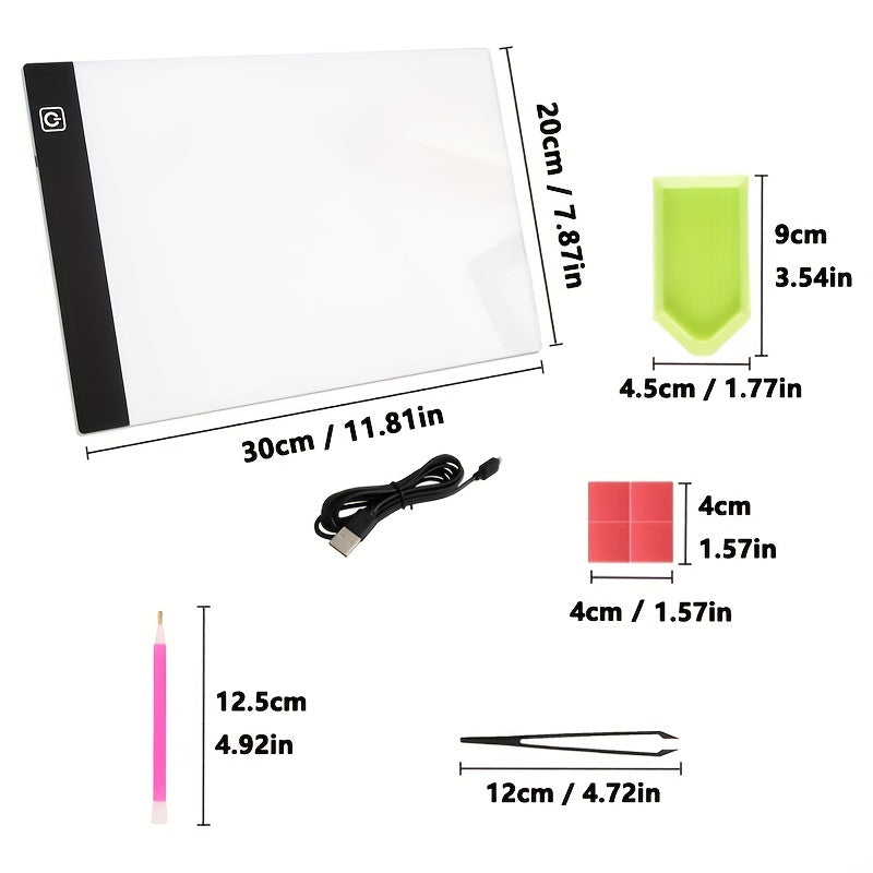 Portable A4 LED Copy Board Light Tracing Box