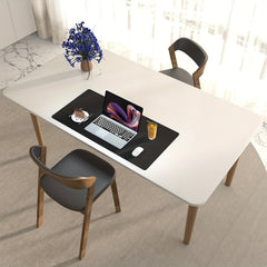 Pink Waterproof Desk Mat Protector Non-slip Mouse Pad Polyurethane Leather