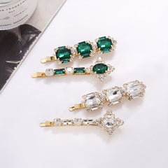 Shining Rhinestone Hair Clip Non Slip Hair Accessory