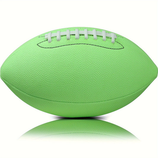 Fluorescent Green Rugby Ball for Outdoor Sports