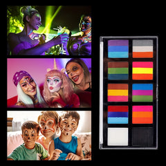 Water Soluble Elf Fairy Palette for Halloween Christmas Face Painting