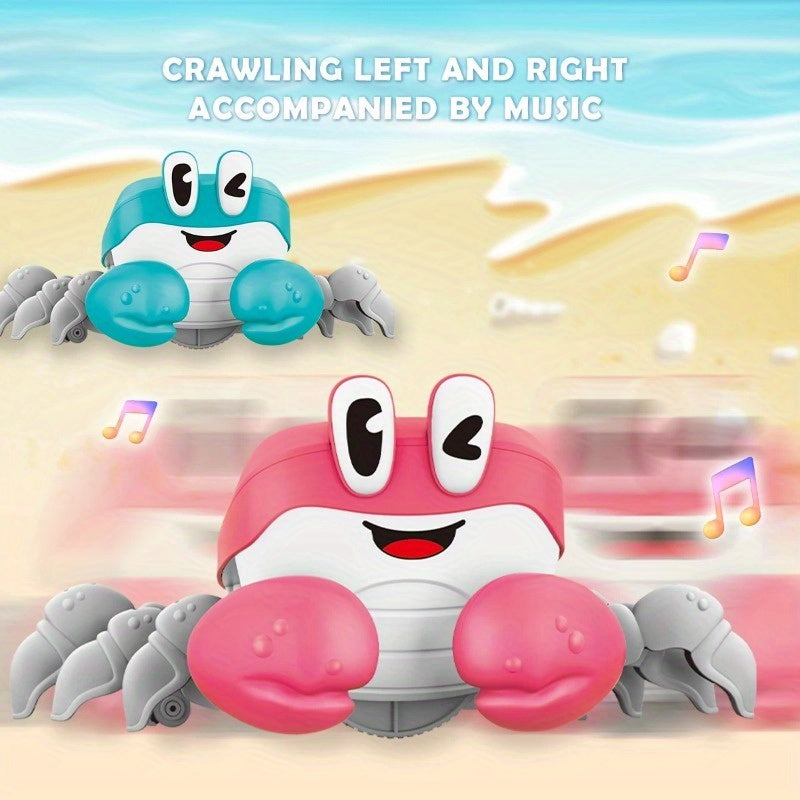 Tropical Escape Crab Musical Toy Animated Moving Left Right