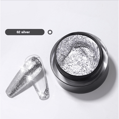 Glitter Nail Gel Polish Colorful Nail Art for Salon & Home