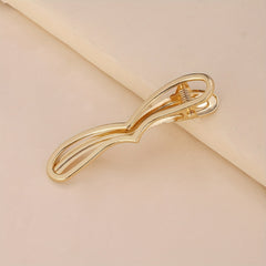 Metal Geometric Hair Clip Bangs Clip Duck Billed Hair Accessory