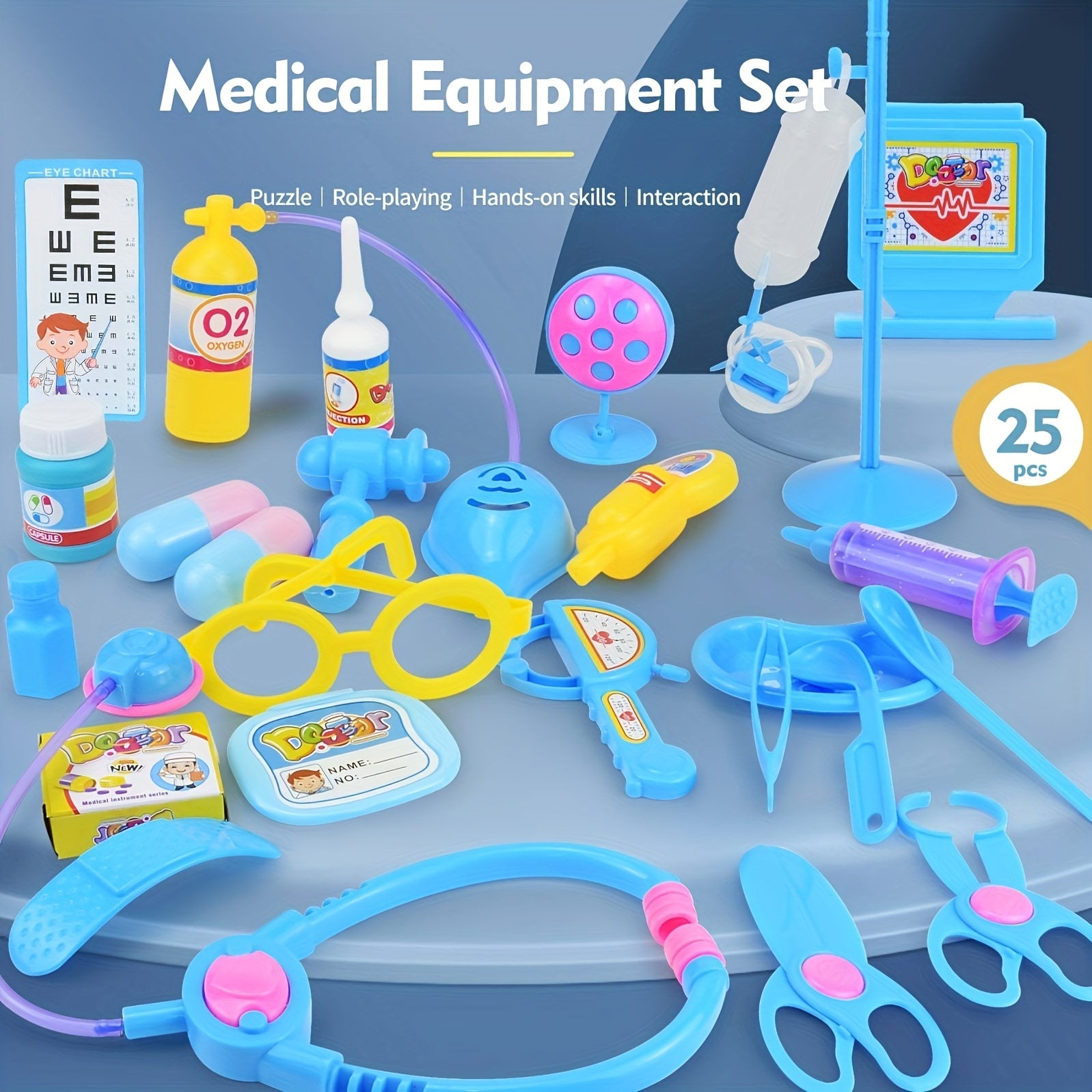 Arrival 25pcs Doctor Toy Set for Kids Role Play Educational Toy Gift