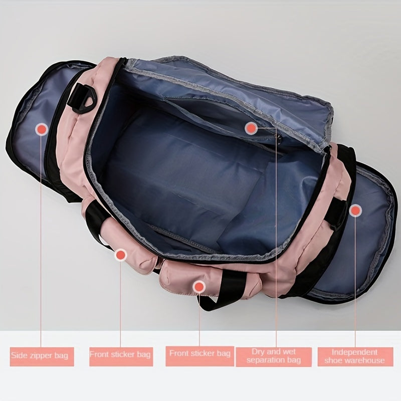 Large Capacity Portable Duffel Bag for Travel & Fitness