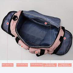 Large Capacity Portable Duffel Bag for Travel & Fitness