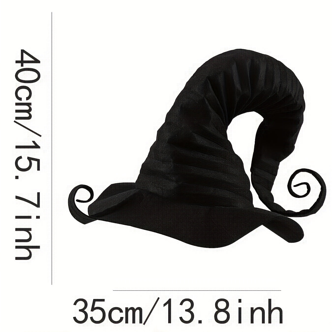 Witch Costume Hat Stage Performance Party Props Women Girls Accessories