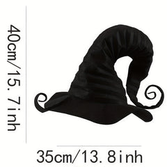 Witch Costume Hat Stage Performance Party Props Women Girls Accessories