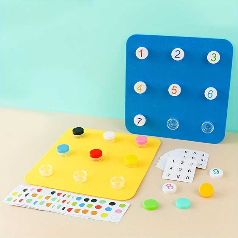 Felt Math Learning Matching Game Educational Materials