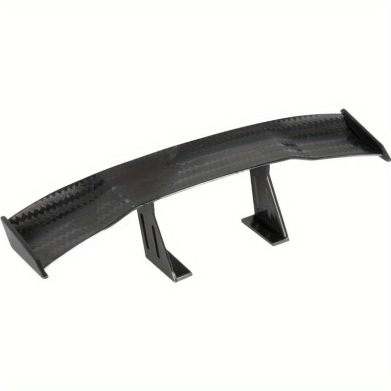 GT Style Carbon Look Car Rear Spoiler Mini Wing Small Model Decoration