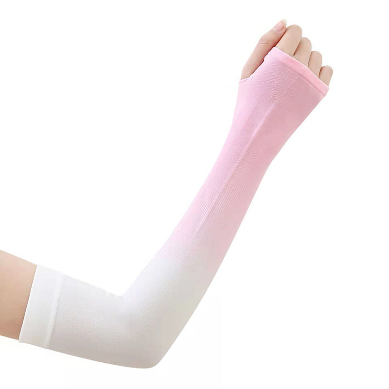 Ice Silky Sleeves Sunscreen Anti UV Breathable Arm Sleeves
