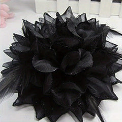 1 Pc Flower Hair Accessories For Bride Wristband Feather Hairpin Women Girls