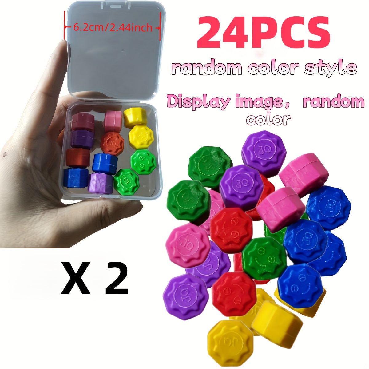 6pcs Nostalgia Guguan Game Colored Stone Grab Outdoor Activity