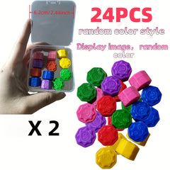 6pcs Nostalgia Guguan Game Colored Stone Grab Outdoor Activity