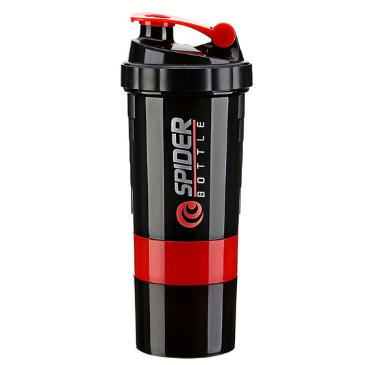 3 Tier Shaker Bottle Protein Shakes with Pill Containers