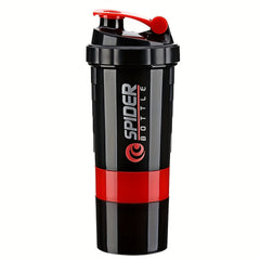 3 Tier Shaker Bottle Protein Shakes with Pill Containers
