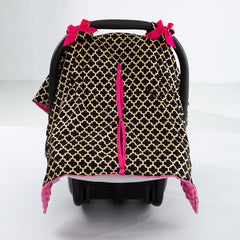 Girls Car Seat Sunshade Cover Canopy