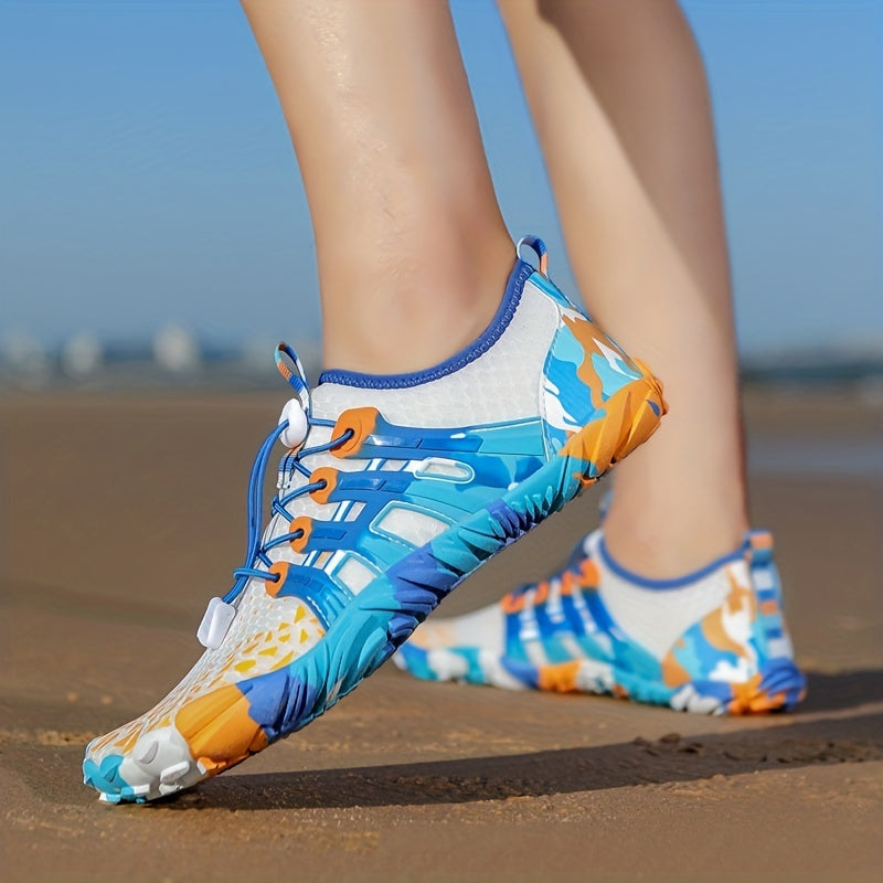 Colorful Lightweight Wading Shoes Quick Dry Non Slip Water Shoes