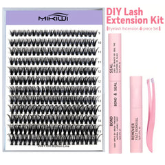 240Pcs Cluster Lashes 10D-40D D Curling Mix 9-16mm Lash Extensions