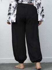  Boho Pants Women's Plus High Rise Wide Leg Pants