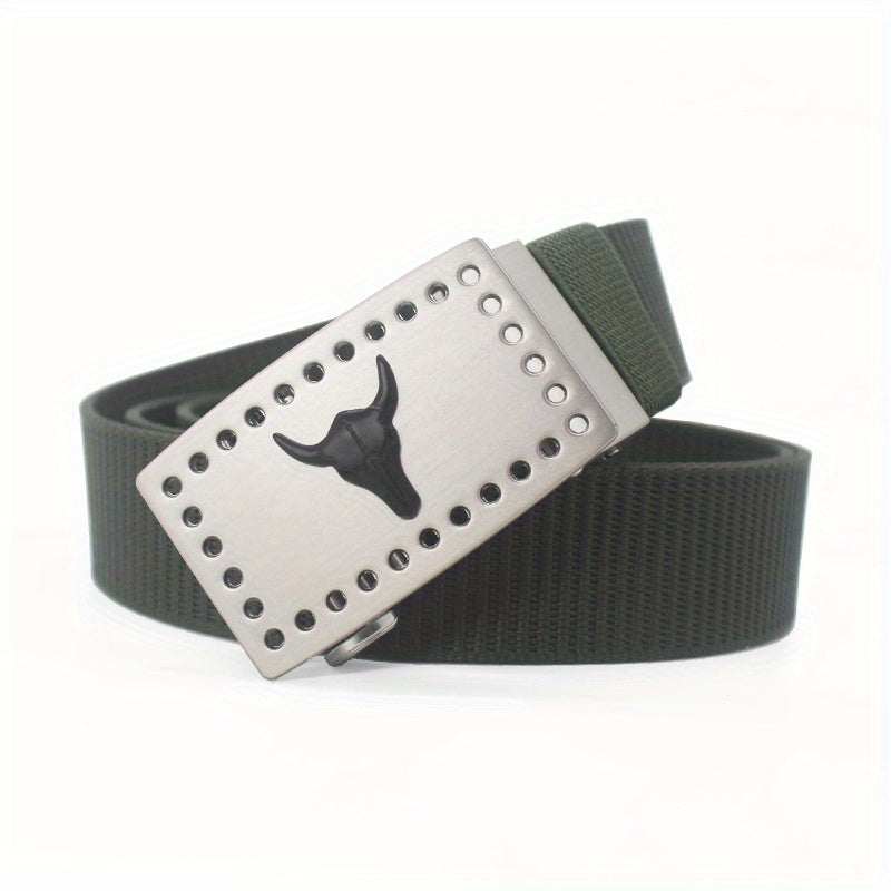 Nylon Canvas Belt Casual Men's Leather Belt Outdoor Sports