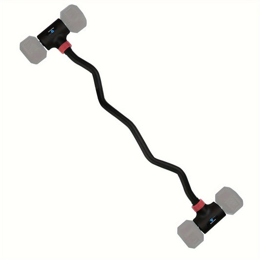 Iron Fitness Bar Quick Strength & Muscle Building Dumbbell to Curl Barbell Set