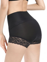 Lace Stitching Shaping Panties Tummy Control Compression Panties