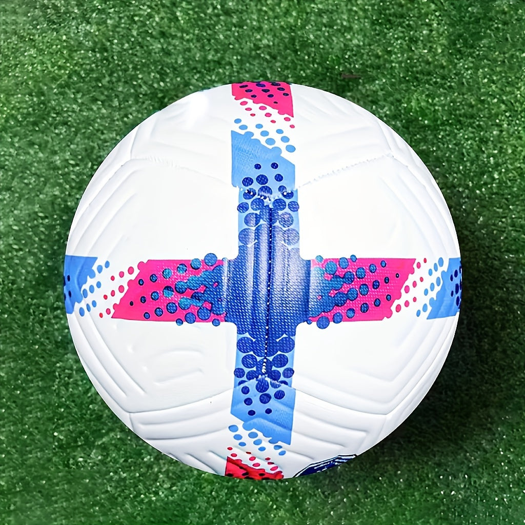 Classic No 5 PU Soccer Ball With Pump Standard Size 5 Football