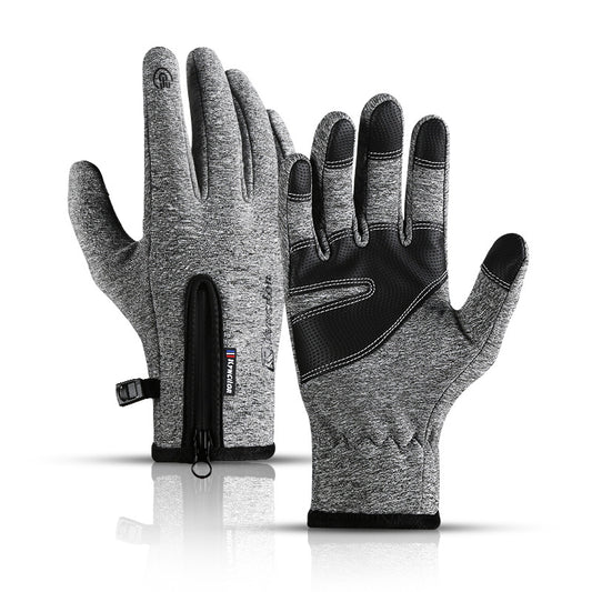Winter Warm Windproof Non-slip Lleece Ski Gloves