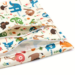 Animals Wet Dry Bag For Baby Cloth Diapers & Breast Pump Parts Waterproof